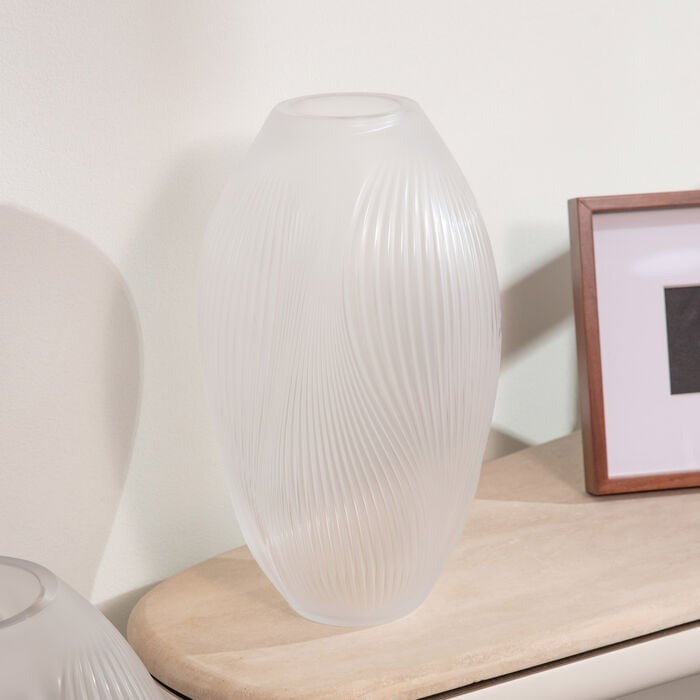 Alize Vase Medium Clear lalique alize vase medium clear