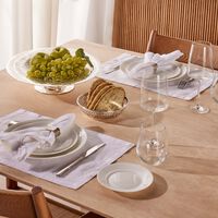 كريستوفل وعاء الضيافة جاردان ديدن باللون الفضي 35 سم