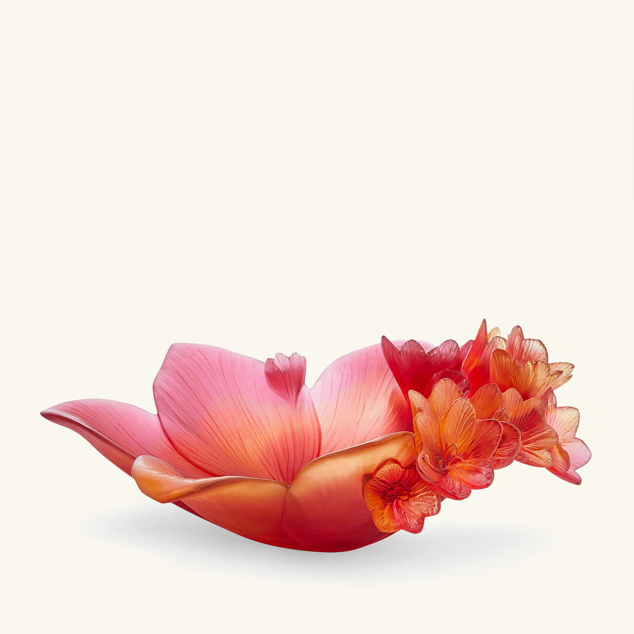 دوم قطعة ديكور مركزية سافران برتقالية