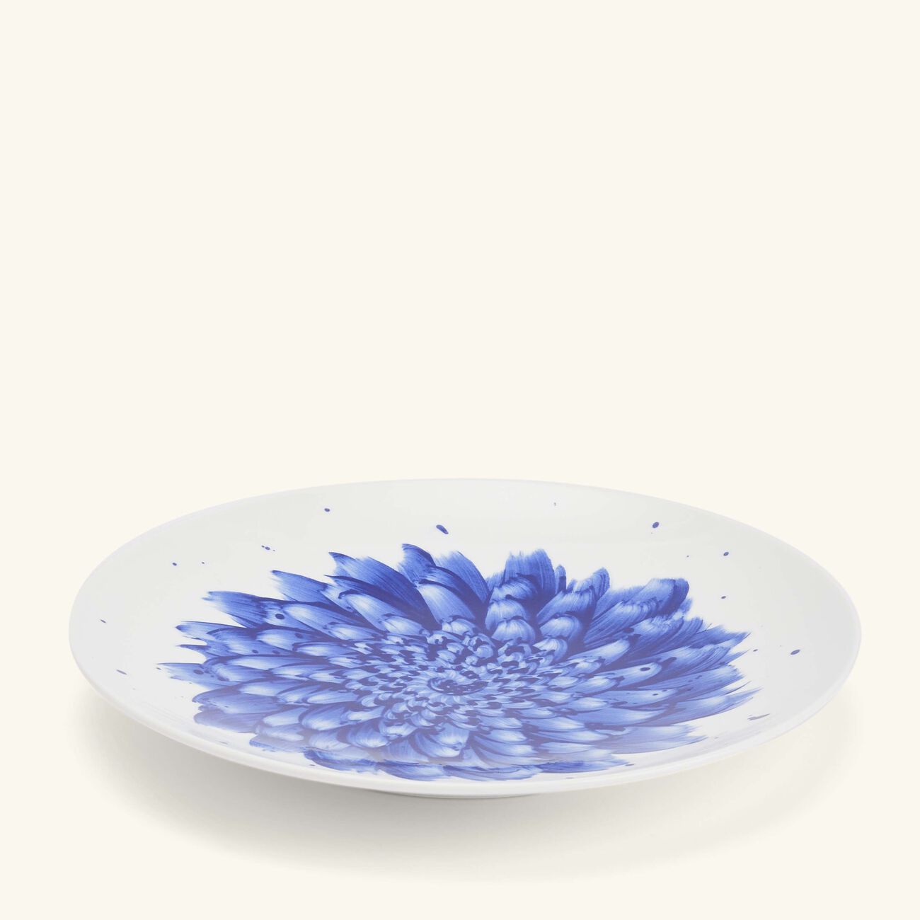bernardaud in bloom salad plate coupe blue 22cm