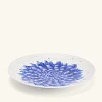 bernardaud in bloom salad plate coupe blue 22cm