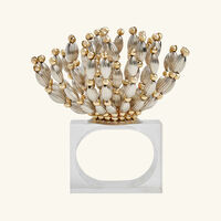 Bead Burst Napkin Ring Silver kim seybert bead burst napkin ring silver