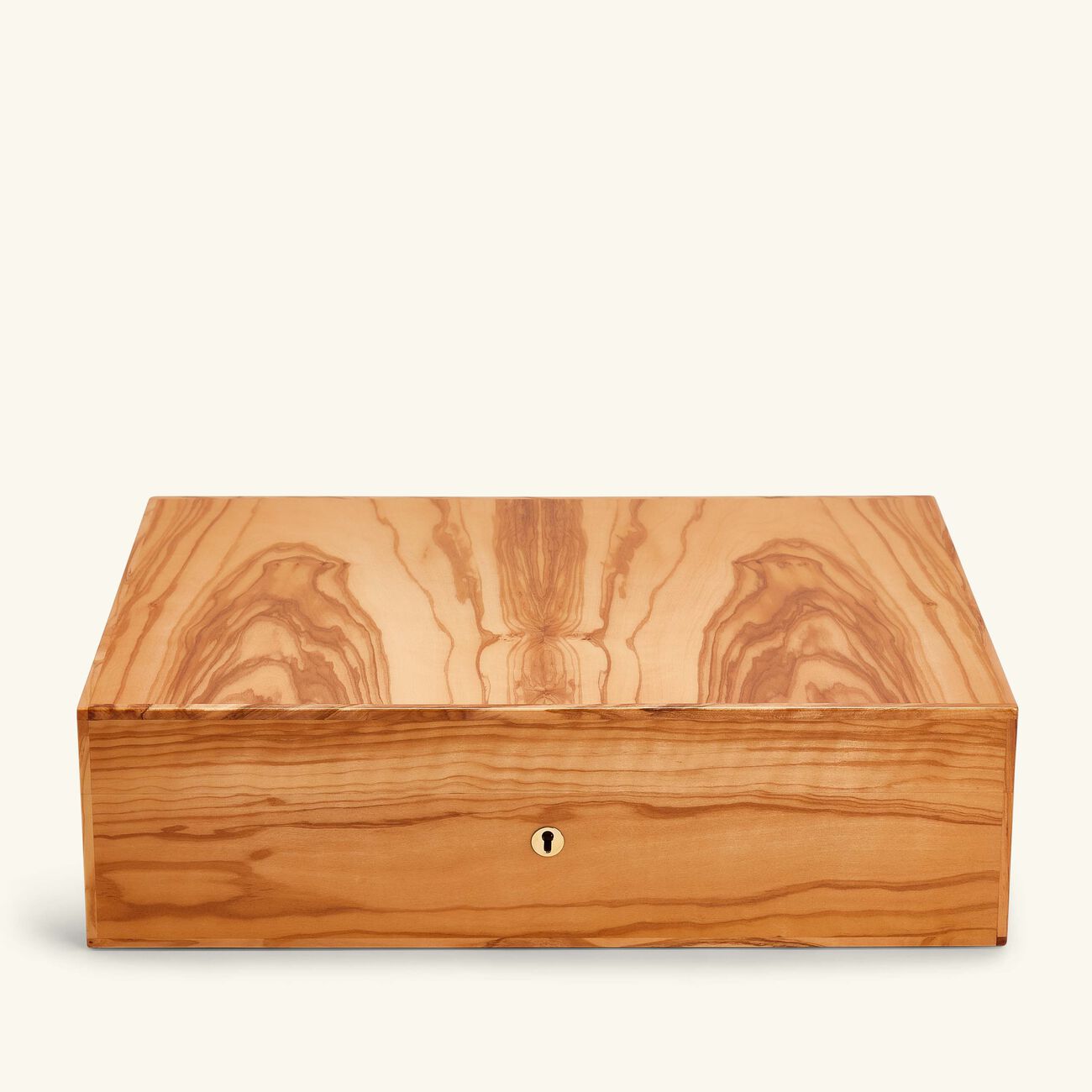 elie bleu classic cigar humidor brown