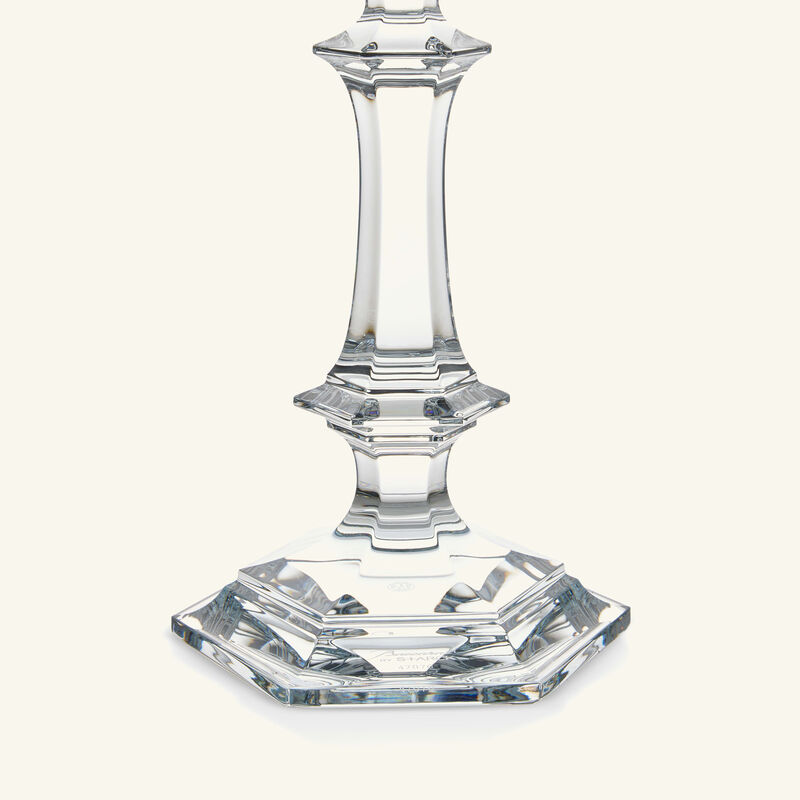baccarat our fire candle holder silver