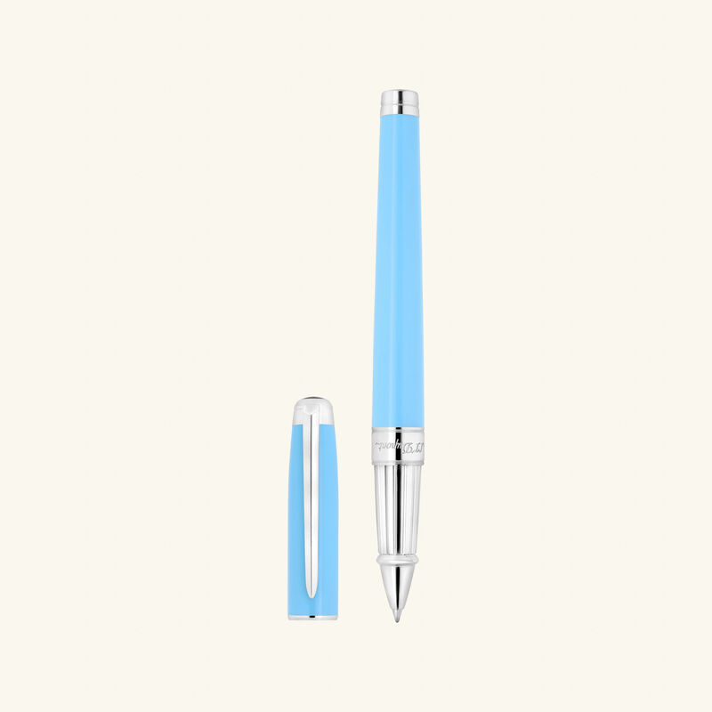 st dupont line d eternity rollerball pen blue