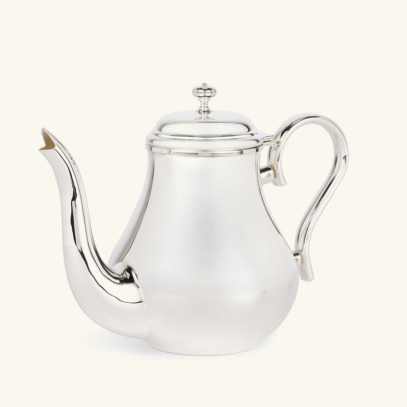 كريستوفل إبريق شاي آلبي مطلي بالفضة