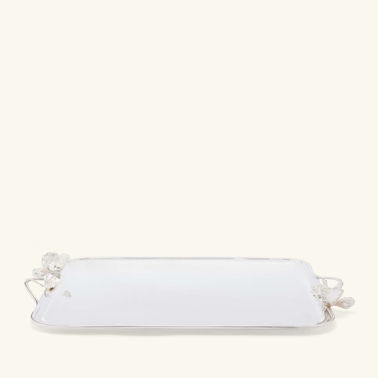 christofle anemone serving tray rectangular large silver plated