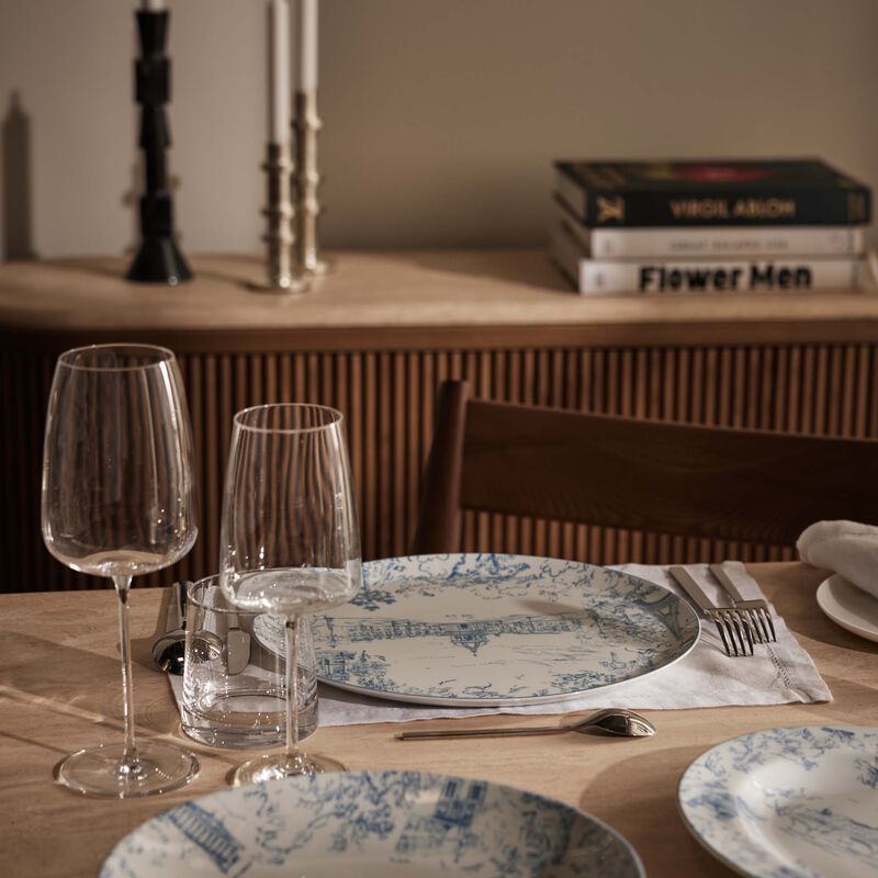 Tout Paris Serving Platter Round Blue 32cm bernardaud tout paris serving platter round blue 32cm