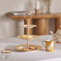 قاعدة الكيك بيكوك باللون الذهبي فيلاري قاعدة الكيك بيكوك باللون الذهبي