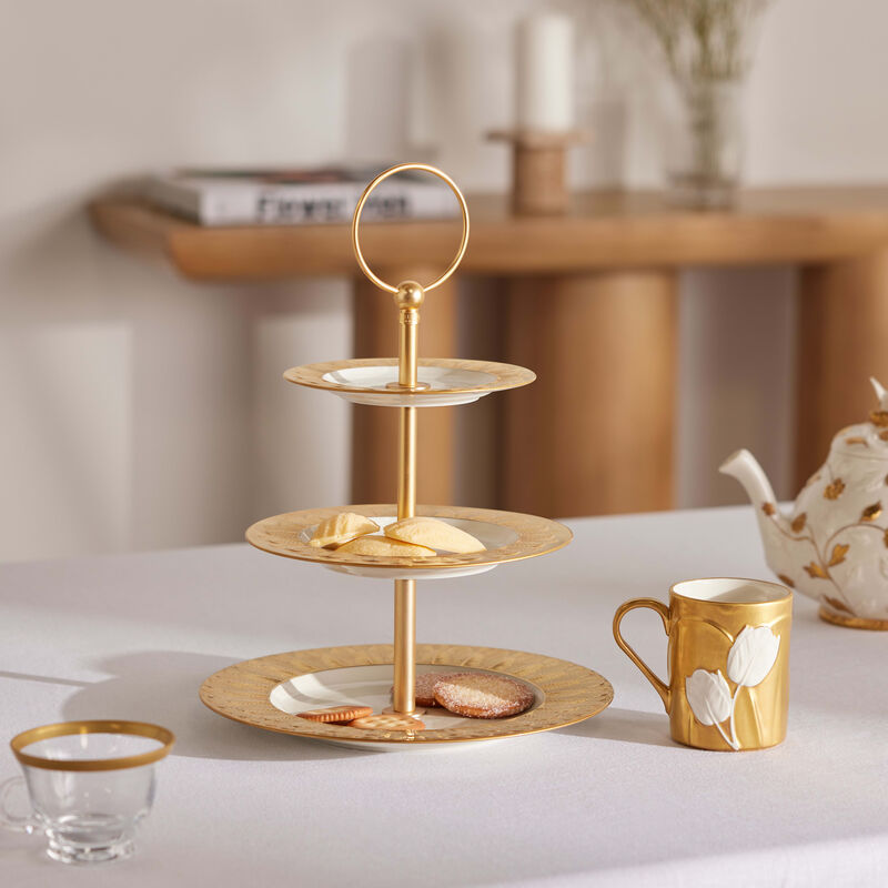 قاعدة الكيك بيكوك باللون الذهبي فيلاري قاعدة الكيك بيكوك باللون الذهبي