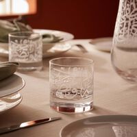 Thuluth Drinking Glass Clear 410ml Set of 6 dimlaj thuluth drinking glass clear 410ml set of 6
