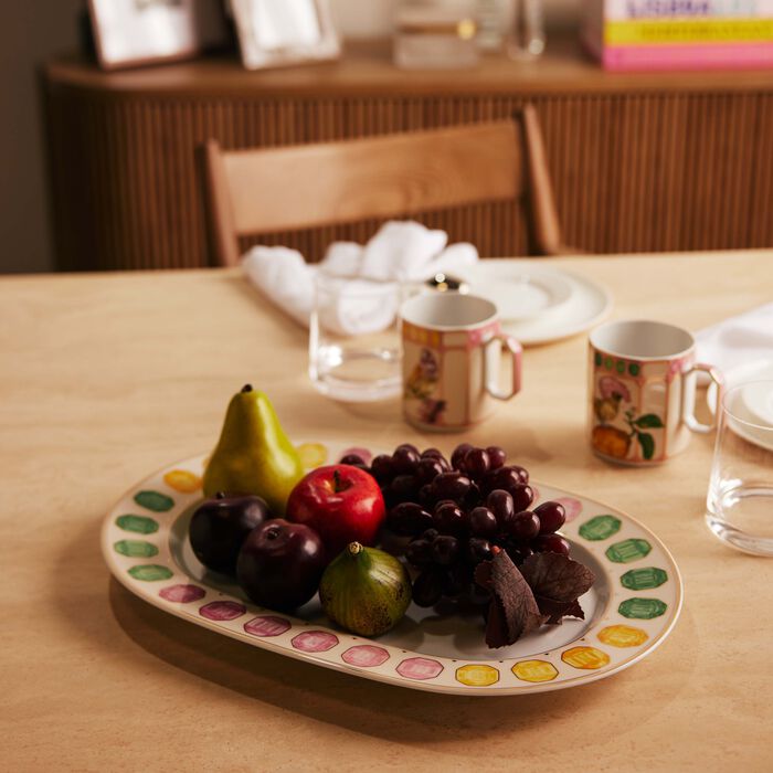 rosenthal idyllia serving platter oval marshmallow 40 cm