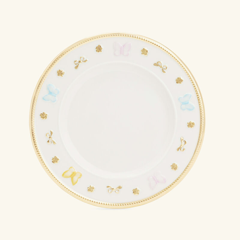 villari butterfly dessert plate white 21cm