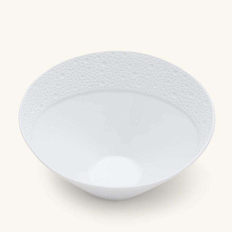Ecume Salad Bowl White bernardaud ecume salad bowl white
