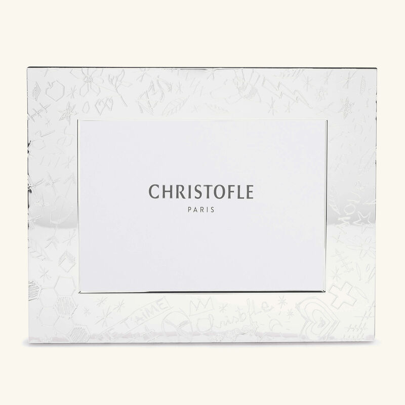 christofle graffiti picture frame silver plated 13x18cm