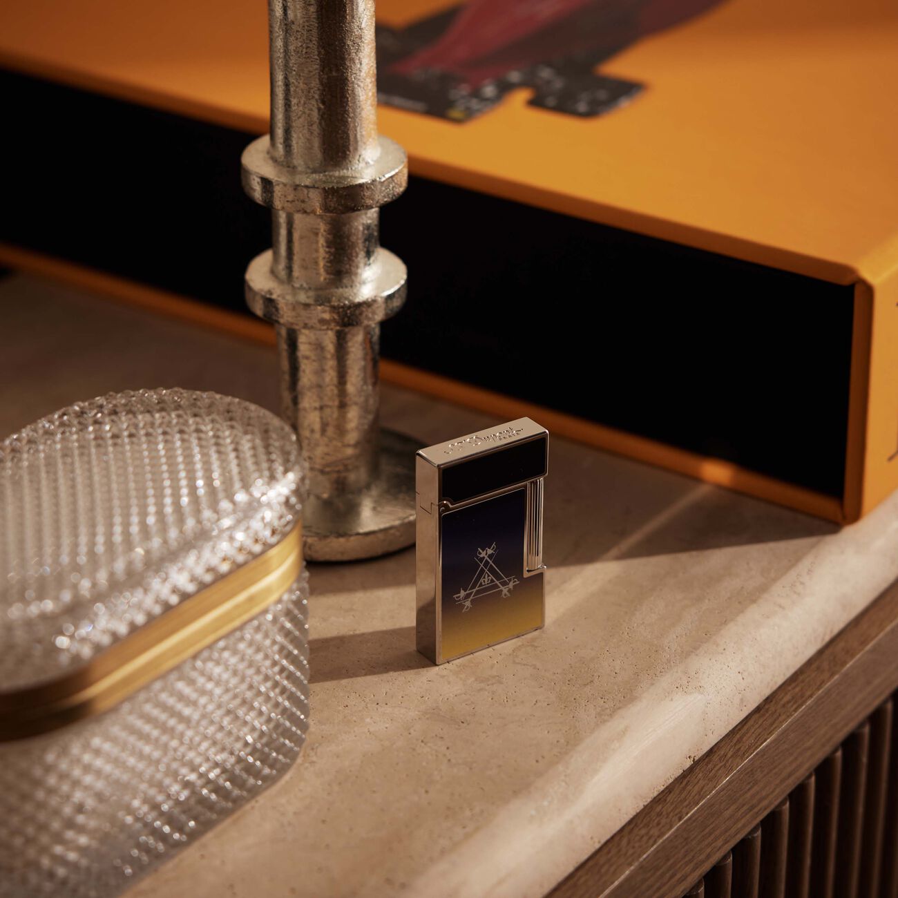 Ligne 2 Montecristo Lighter Blue st dupont ligne 2 montecristo lighter blue