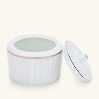 bernardaud silva sugar bowl white