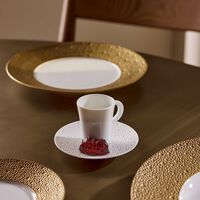 bernardaud ecume coffee cup   saucer white