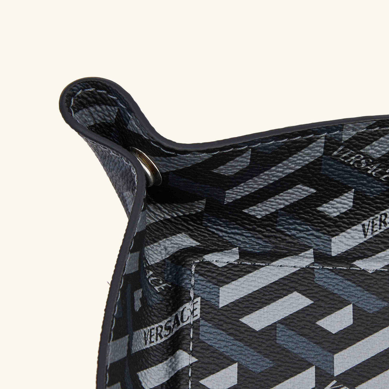 La Greca Signature Trinket Tray Square Small Black versace la greca signature trinket tray square small black