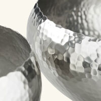 رالف لورين هوم طقم أوعية للتقديم إيفانز من قطعتبن بطلاء النيكل