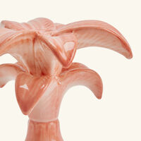 Palm Trees Candle Holder Small Pink les ottomans palm trees candle holder small pink