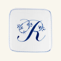 royal copenhagen alphabet collection r bonbonniere box white