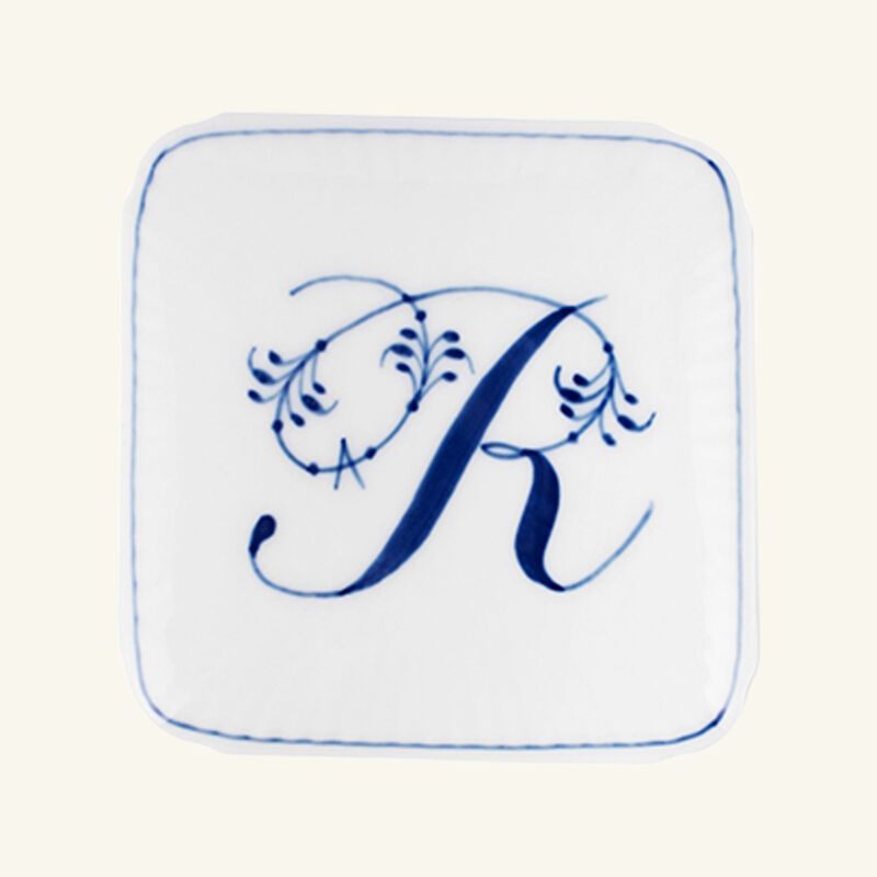 royal copenhagen alphabet collection r bonbonniere box white