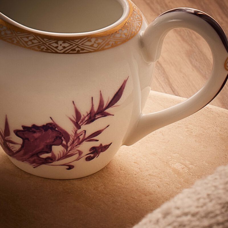 bernardaud prunus milk pitcher purple