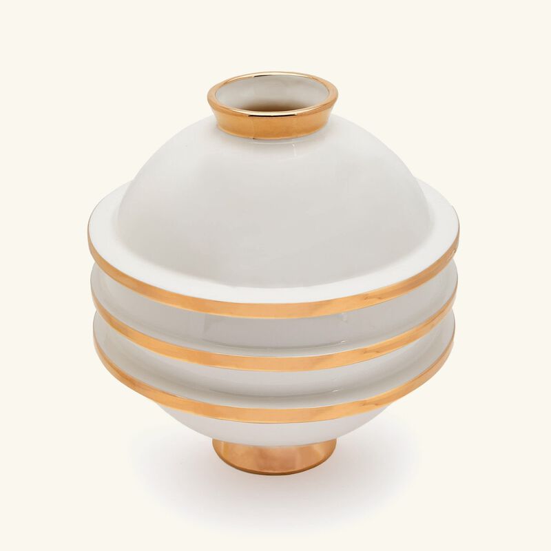 Orbit Vase Small White jonathan adler orbit vase small white