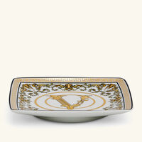 versace virtus gala trinket tray square white 11cm