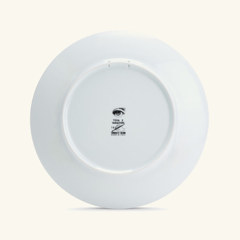 فورناسيتي طبق تزيين الجدار تيما إي فاريازيوني 14 باللون الرمادي