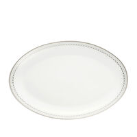 Malmaison Impériale Oval Platter 28 cm Platinium Finish, small