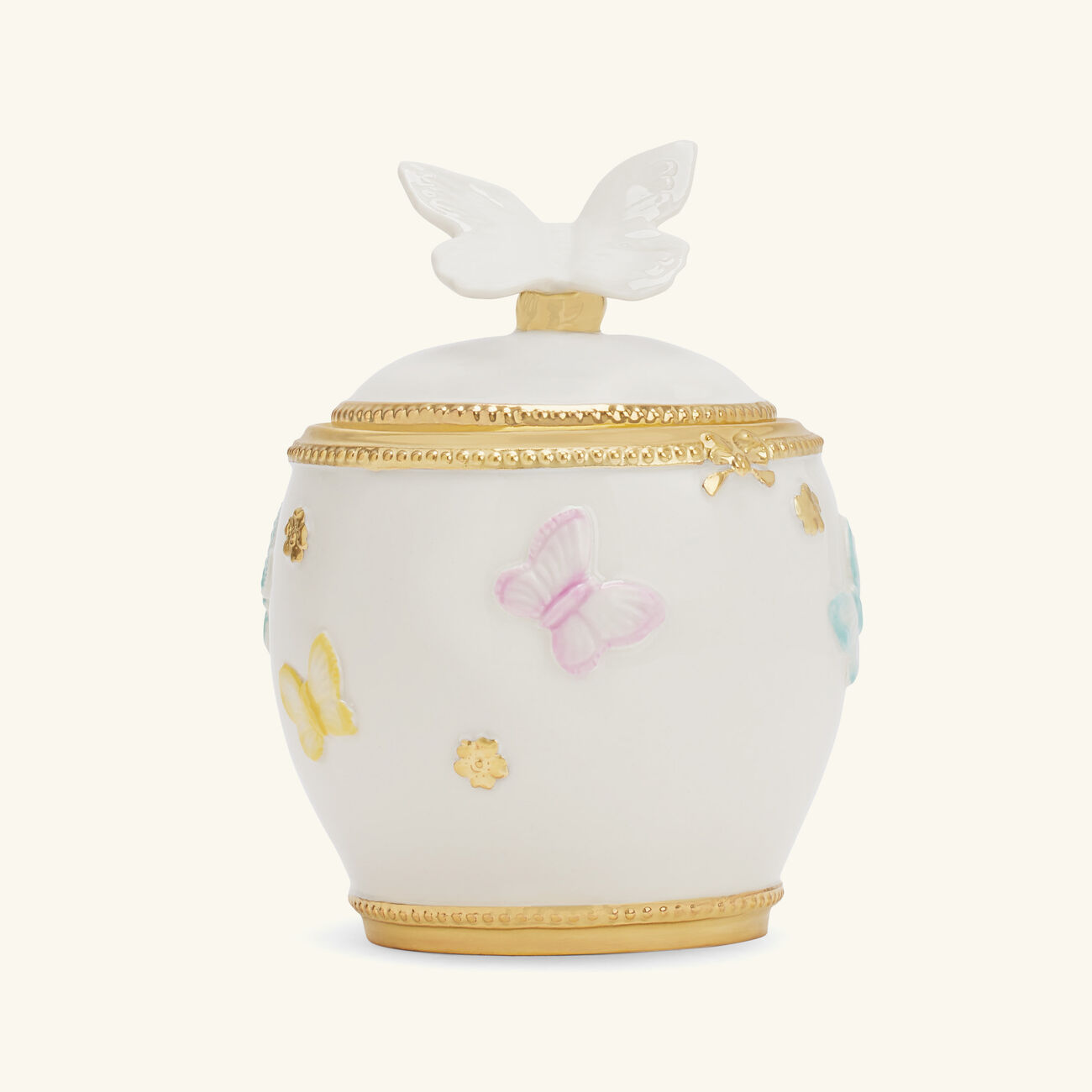 Butterfly Sugar Bowl White villari butterfly sugar bowl white