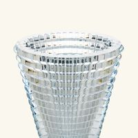 baccarat eye vase round large clear