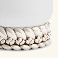 Babylone Vase Medium White christofle babylone vase medium white