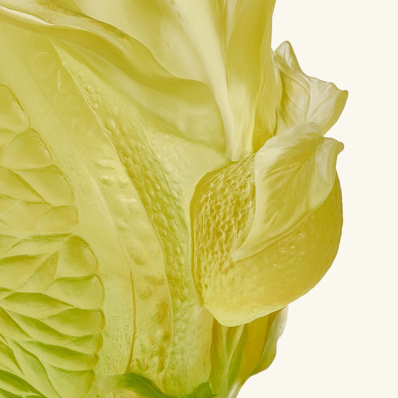 Citrus Vase Large Yellow Limited Edition daum citrus vase large yellow limited edition