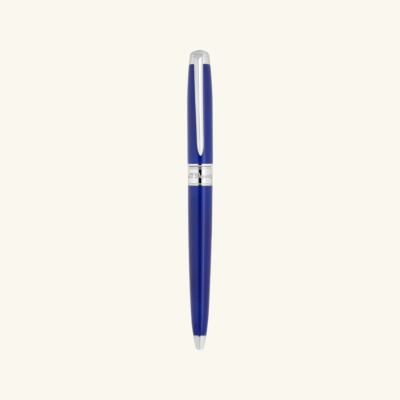 st dupont line d eternity ballpoint pen blue