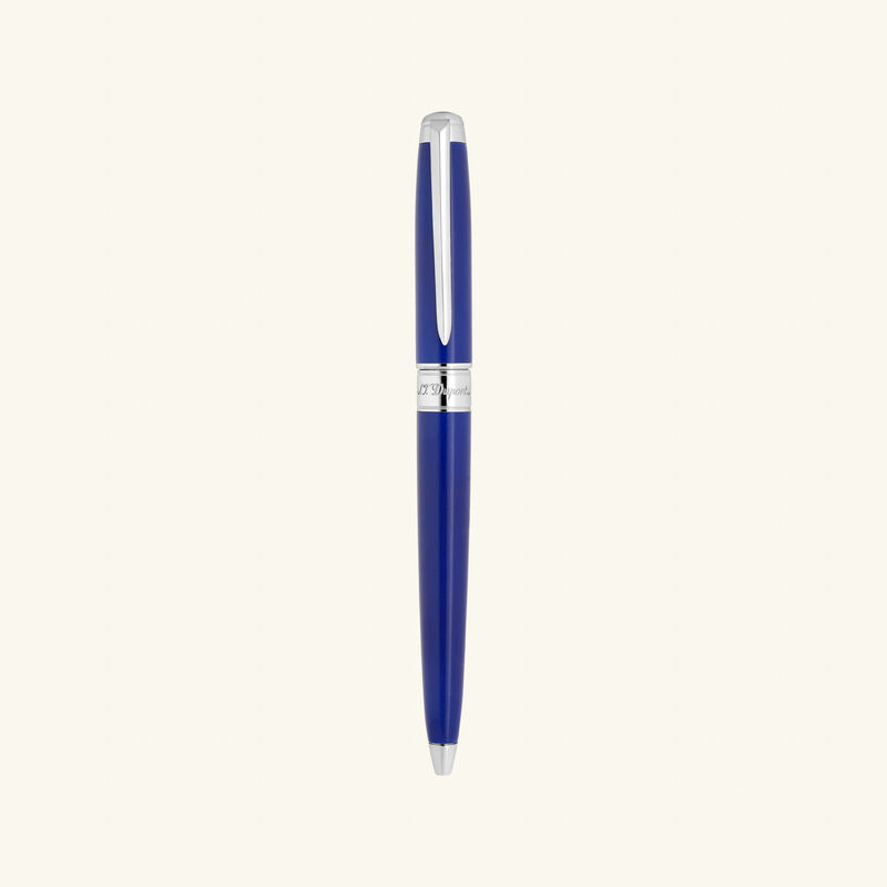 st dupont line d eternity ballpoint pen blue
