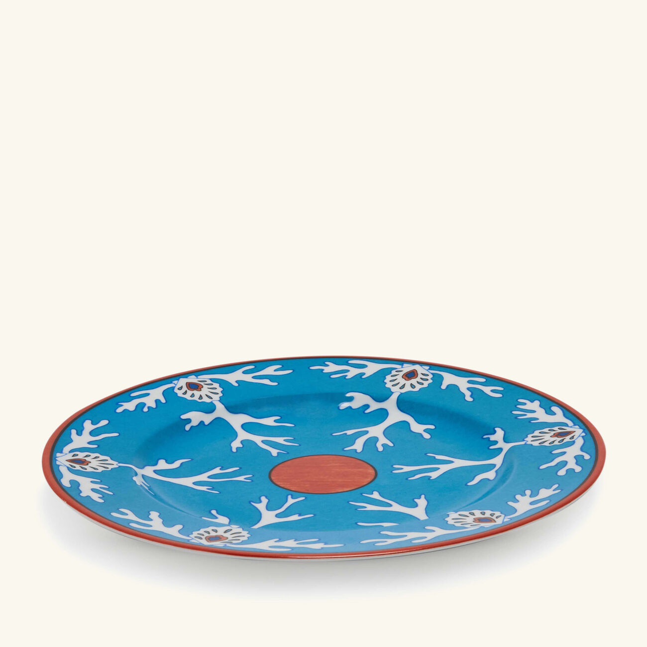 pinto paris lagon dinner plate round blue 26cm