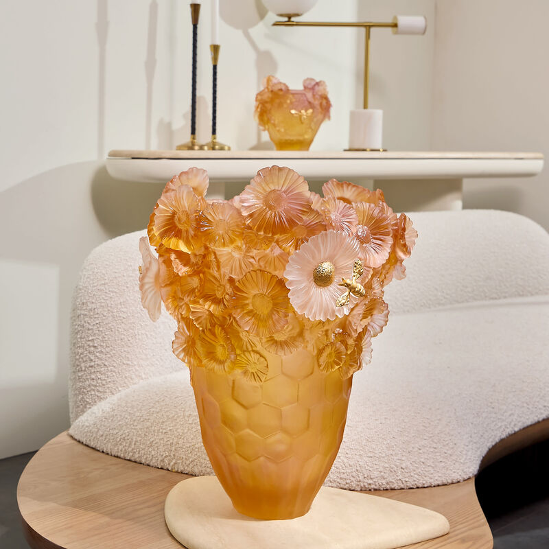 دوم مزهرية أور داباي ماغنوم كبيرة جدًا باللون البرتقالي   إصدار محدود