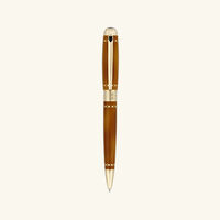 Line D Derby Ballpoint Pen Brown st dupont line d derby ballpoint pen brown