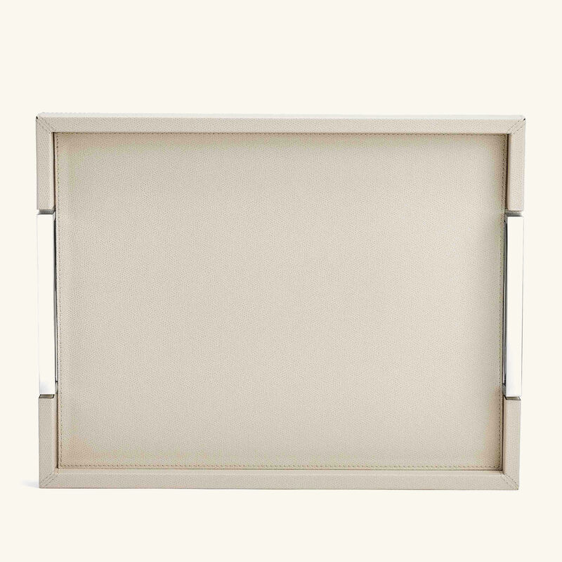 Victor Tray Rectangular Medium White giobagnara victor tray rectangular medium white