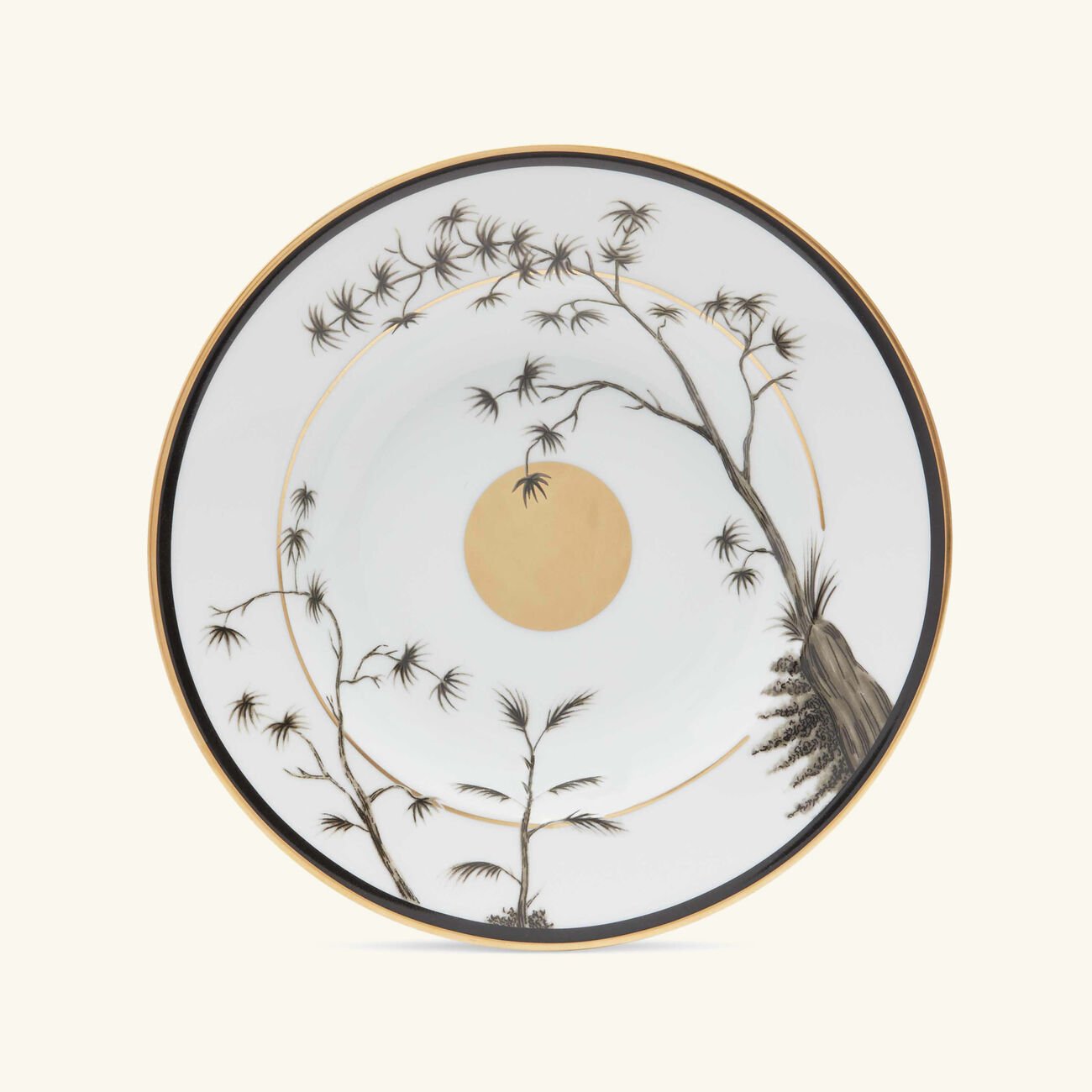 Vieux Kyoto Soup Plate Black 22cm pinto paris vieux kyoto soup plate black 22cm