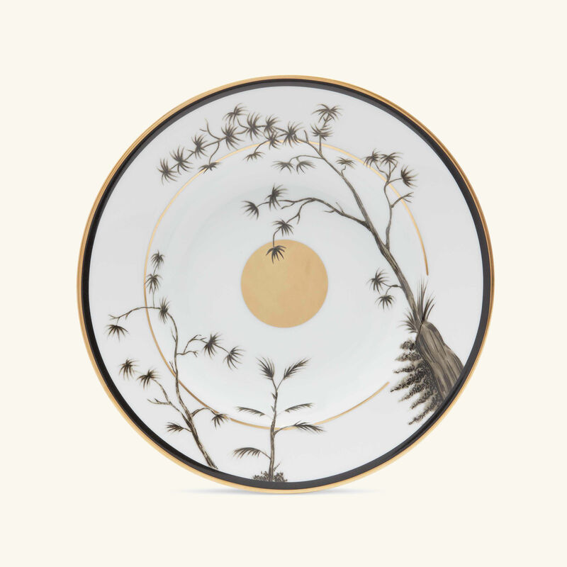 Vieux Kyoto Soup Plate Black 22cm pinto paris vieux kyoto soup plate black 22cm