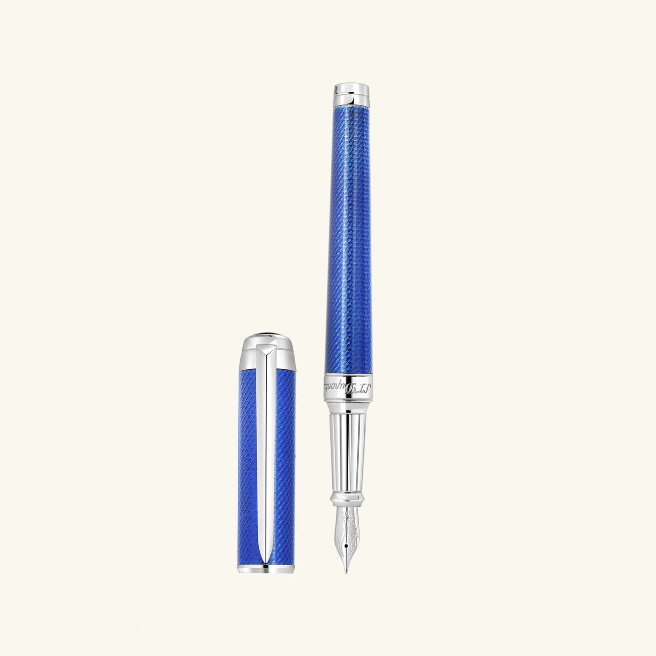 st dupont eternity fountain pen blue