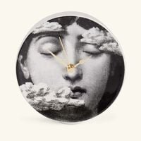 fornasetti tra le nuvole desk clock grey