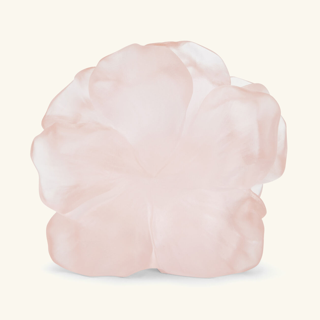 دوم منحوتة كاميليا فلاور صغيرة جدًا وردية