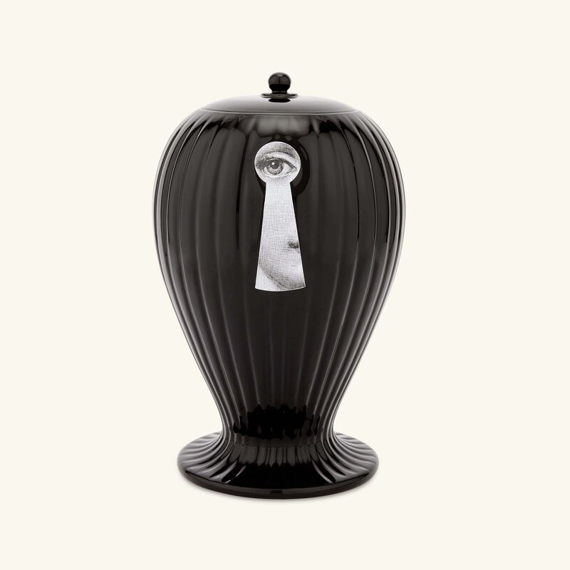 فورناسيتي مزهرية سيراتورا ريجاتو سوداء