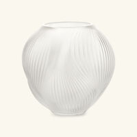 lalique alize vase small clear