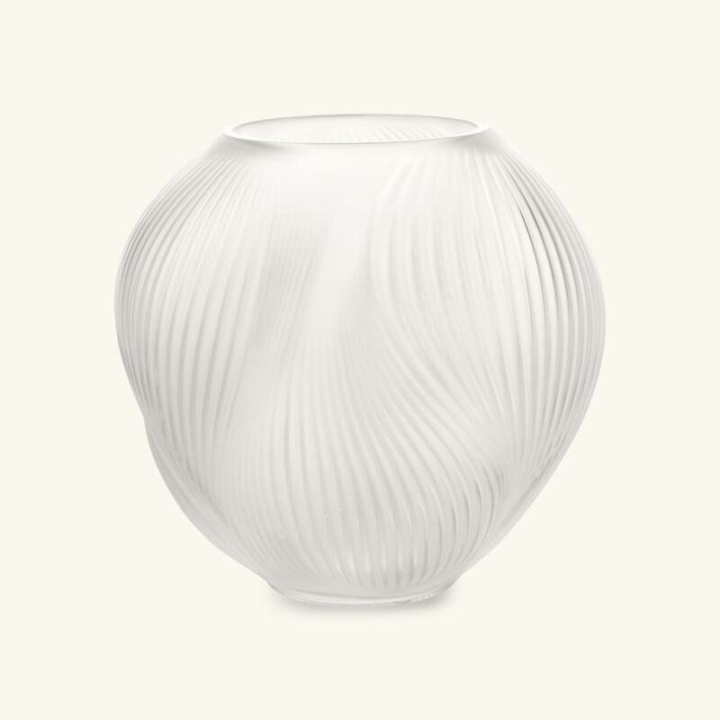 lalique alize vase small clear